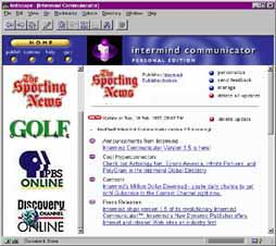 Intermind Communicator Main Screen
